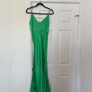 Zara Vibrant Green Maxi Dress